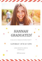 Completed College - Graduation Party Invitation